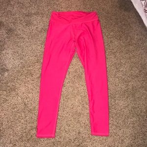 Pink aerie workout leggings